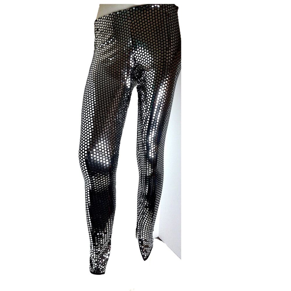 Maison Martin Margiela X H&M Disco Ball Mirror Mosaic Leggings Size 4